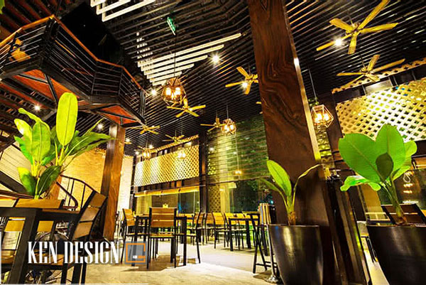 Thiết kế nhà hàng đẹp sang trọng ở Hà Nội 